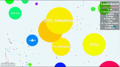 Awesome Agar.io Gameplay !! 18K points score