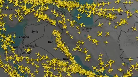 Espacio aéreo cerrado sobre Irán e Israel