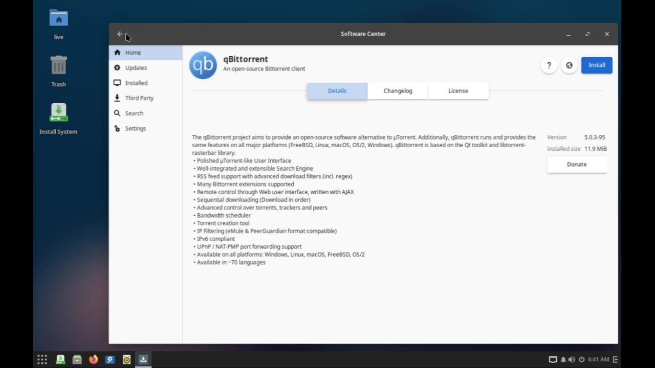 Solus 4.7 Endurance: Przegląd oprogramowania
