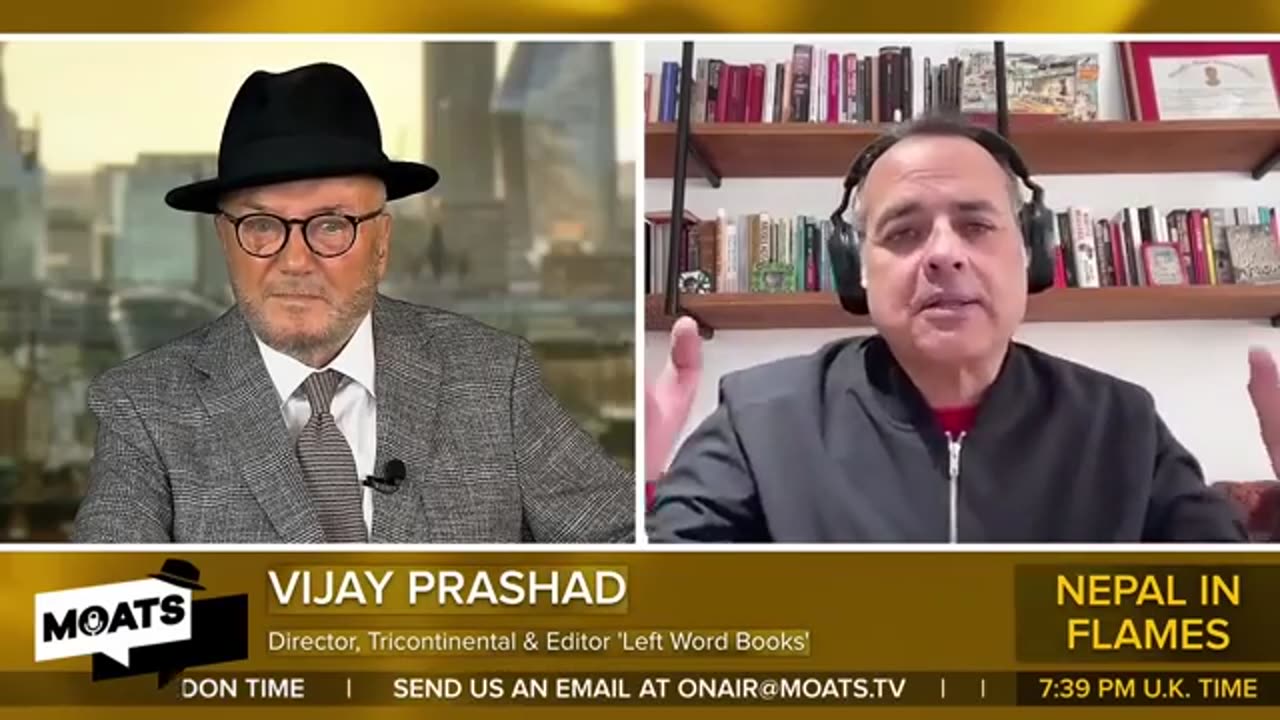 If you don't keep your kitchen clean the rats will enter - Vijay Prashad & George Galloway