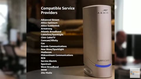 ARRIS (S34) - Cable Modem - Fast DOCSIS 3.1 Multi-Gigabit Cable Modem, for Comca