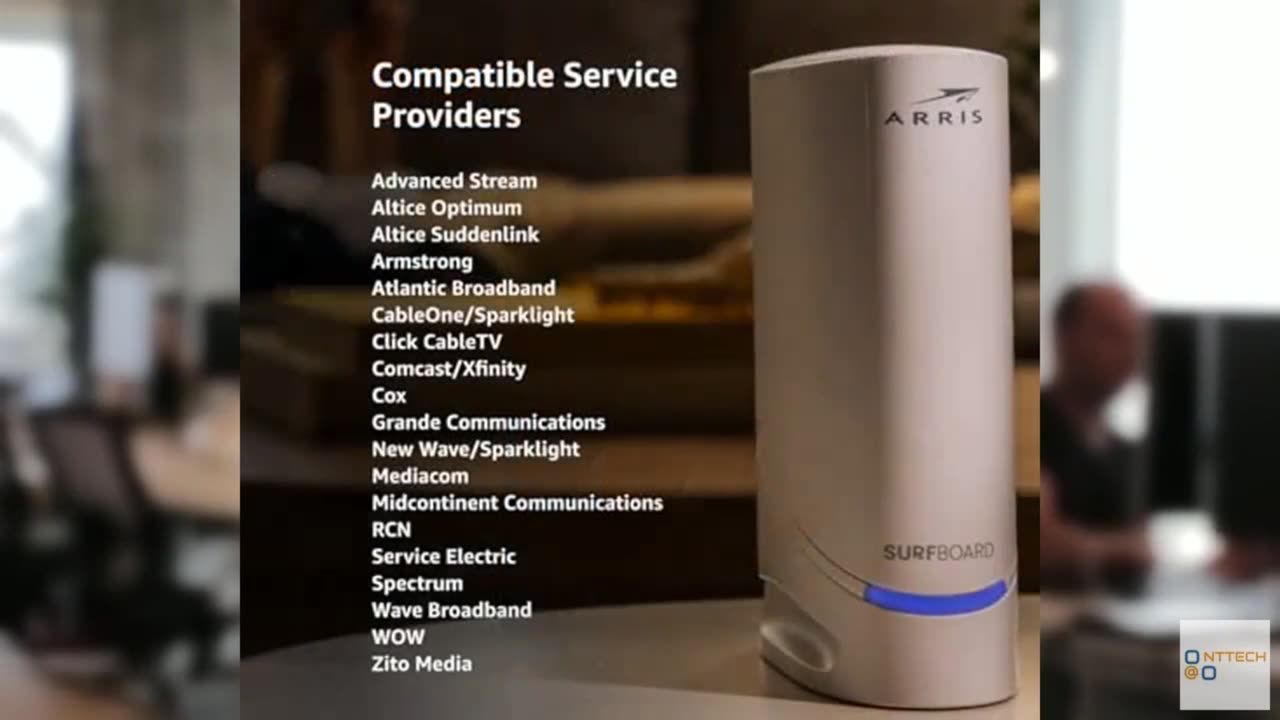 ARRIS (S34) - Cable Modem - Fast DOCSIS 3.1 Multi-Gigabit Cable Modem, for Comca
