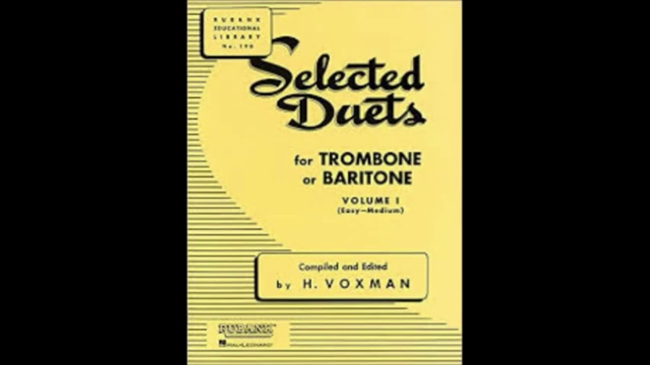 Trombone Duet 2 Andante by Pietzsch from Selected Duets 1 Page 3