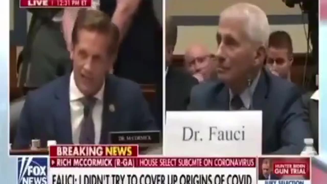 Why isn't Fauci rotting away in prison yet?