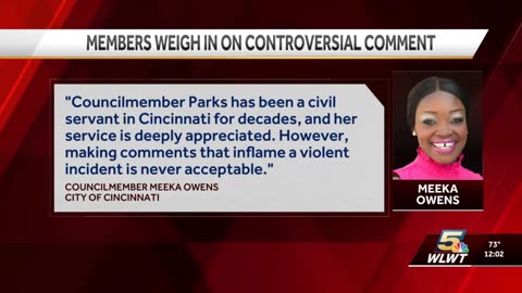Cincinnati council member Meeka Owens comments on controversial remarks