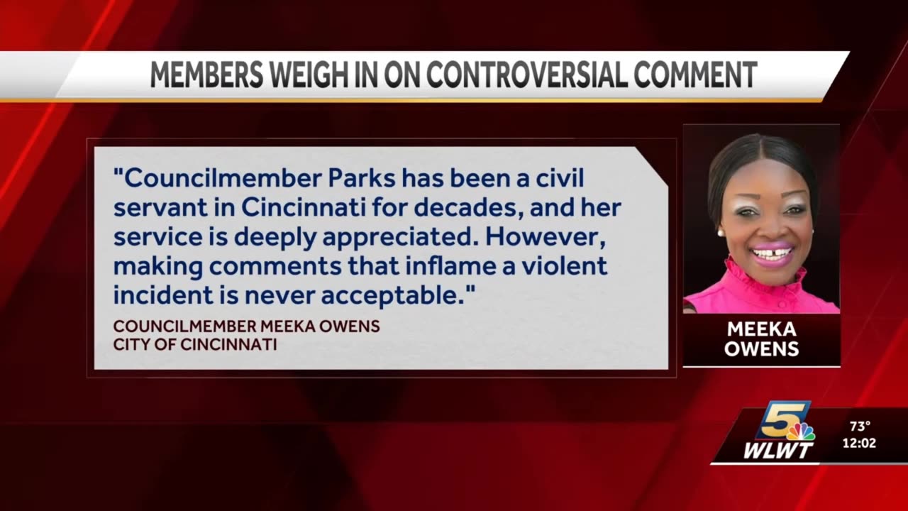 Cincinnati council member Meeka Owens comments on controversial remarks