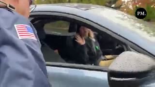 BREAKING: Portland woman panics after pulling illegal maneuver to block ICE agents