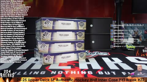 24-25 Upper Deck SP Authentic Hockey Half Inner Case PYT Break #22 [AUG 30 2025]