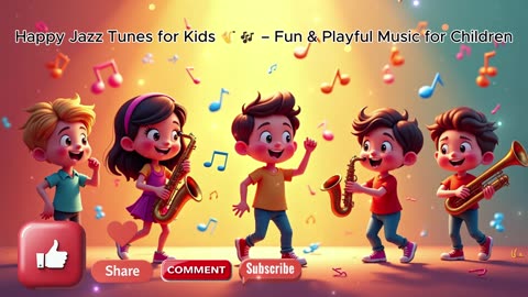 Happy Jazz Tunes for Kids 🎷🎶 | Fun & Playful Music for Children | Little Lamb Studios