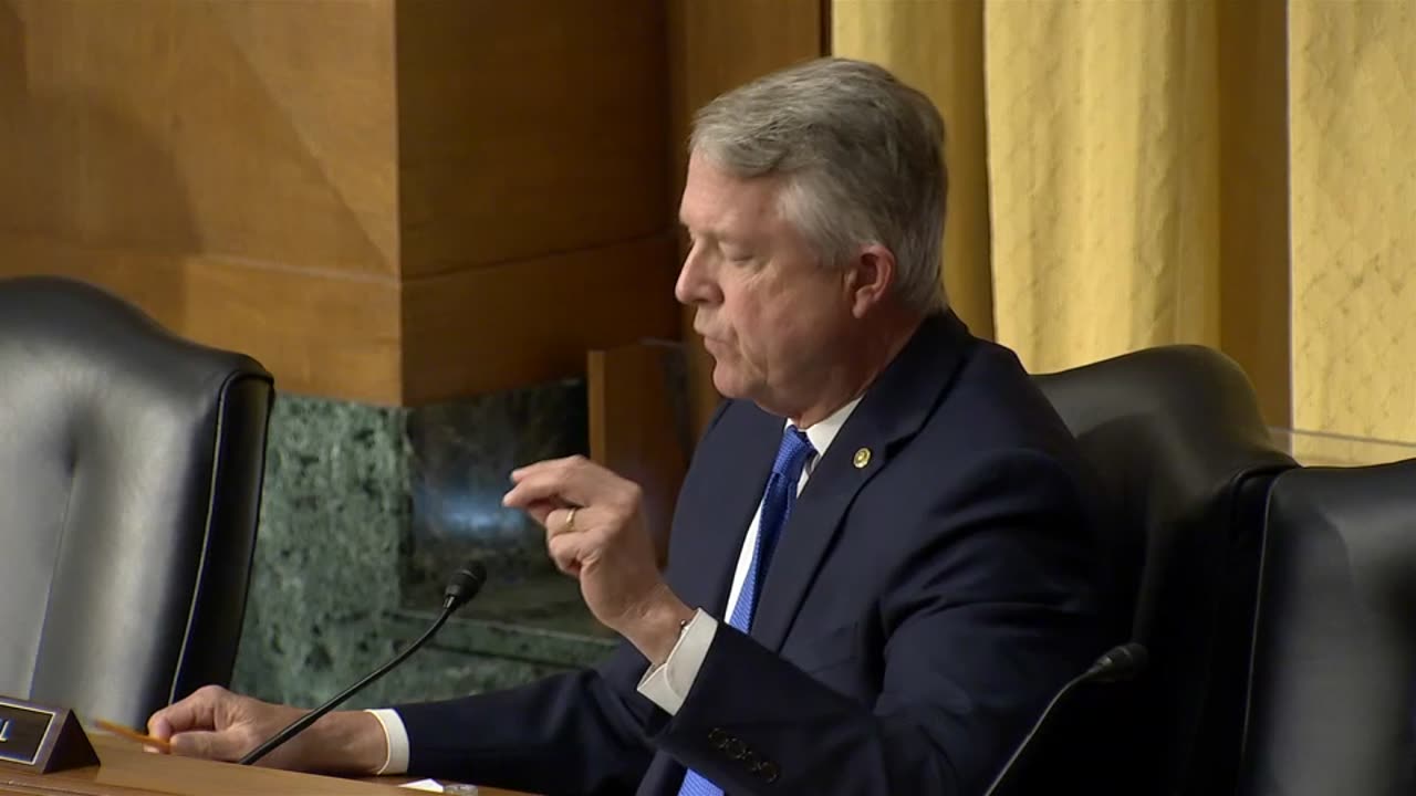 Sen. Roger Marshall at the Senate Finance Committee Hearing