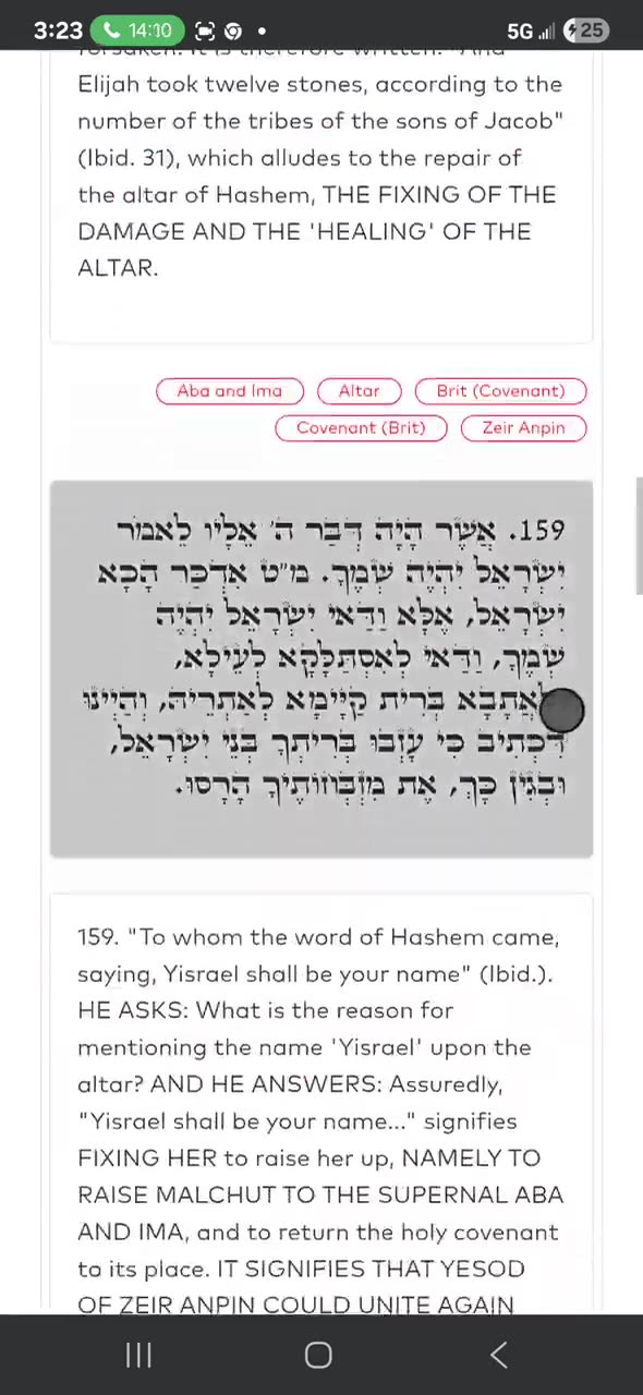 Noon Zohar. Given by R Yirah Ha'ari ✨️ שליט"א. AND HE REPAIRED THE ALTER OF HASHEM (NOACH 21)