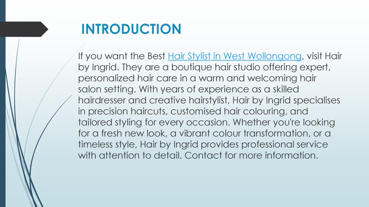 Best Hair Stylist in West Wollongong