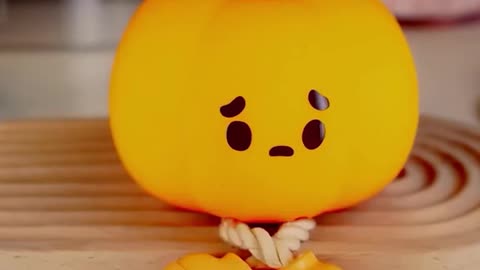 USB Rechargeable Pumpkin LED Night Light with Timer