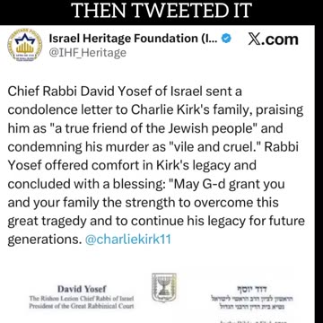 Foreknowledge from Israel