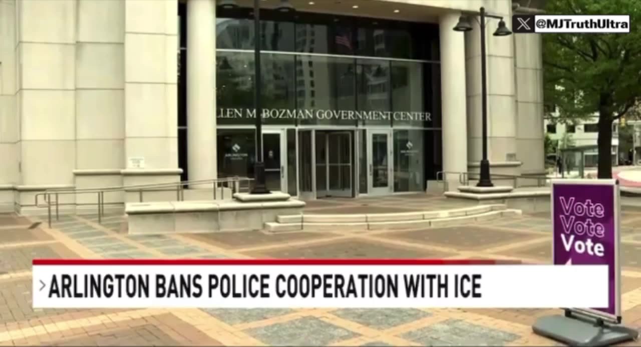 Arlington Virginia Board Restricts its Police Force from contacting ICE to arrest Illegal Aliens