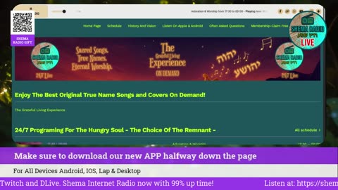 Shema Internet Radio Live Daily Stream