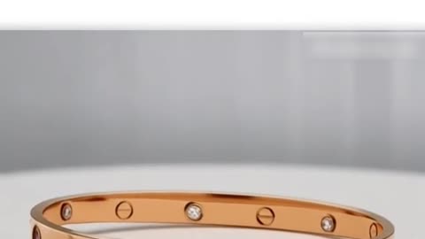 CARTIER Double Love Bracelet – 18K Rose Gold with Diamond & Sapphire Accents