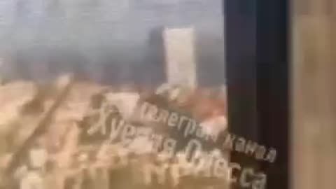 Odesa is under massive attack by Russian drones, with air defenses operating over the city.