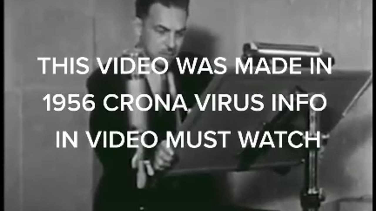 わあ、これは1956年の動画だ!今私たちが経験していること全てを予言していたんだ。
