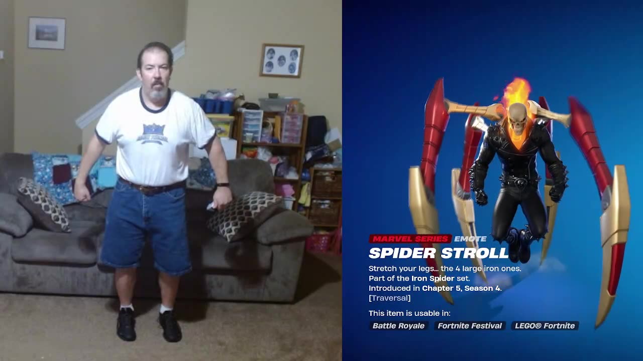 FFG Dance Fortnite Emotes Spider Stroll