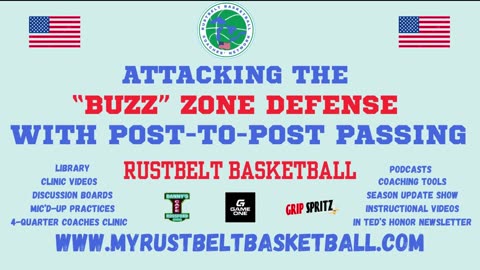 ATTACKING THE BUZZ ZONE DEFENSE WITH POST-TO-POST PASSING:
