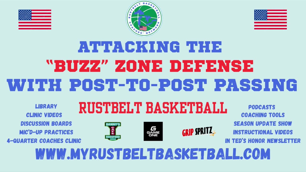 ATTACKING THE BUZZ ZONE DEFENSE WITH POST-TO-POST PASSING: