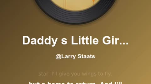 Daddy's little girl