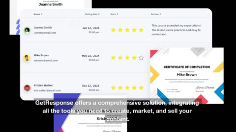 Create Online Courses Easily with AI Course Creator | GetResponse