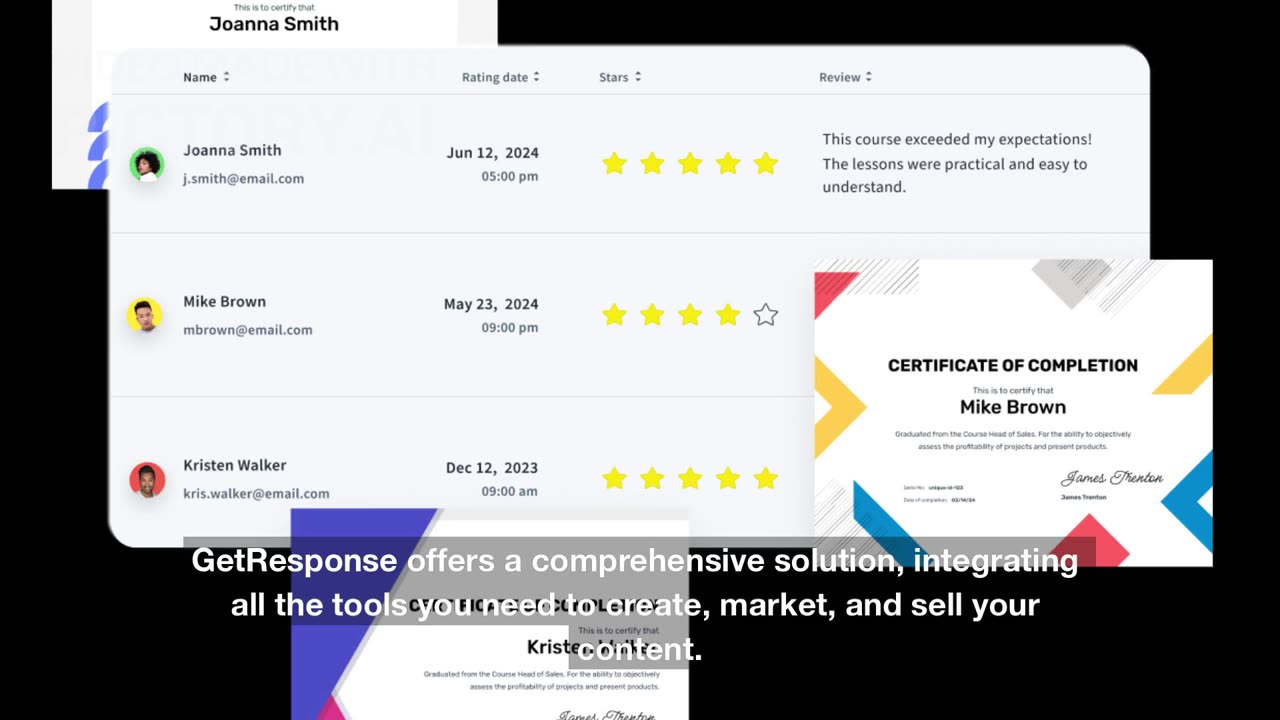 Create Online Courses Easily with AI Course Creator | GetResponse