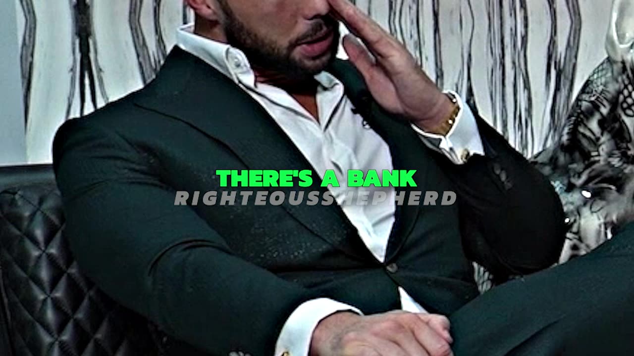 Tristan TATE EXPOSES UK Bank FOR THIS😲