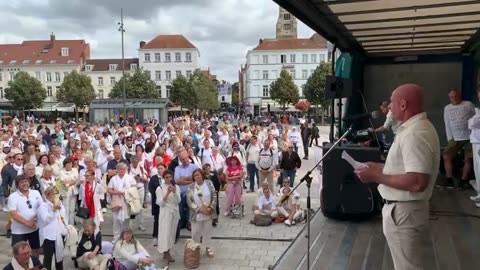 V-Media live op “Witte mars voor vrijheid” 14.09.2025 _ Deel 1