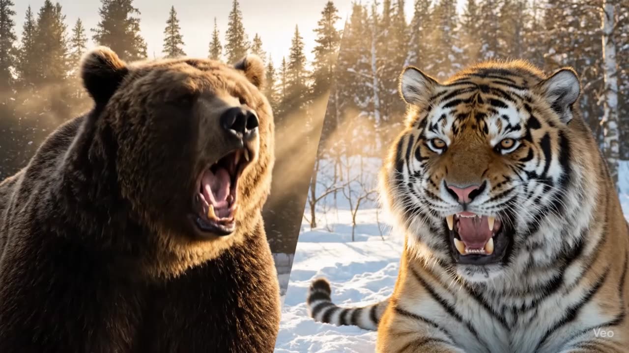 Siberian Tiger vs Grizzly Bear: Not Even Close!