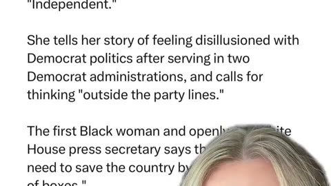 Karine Jean-Pierre LEAVES the Democrats and EXPOSES the CHAOS in the Biden White House!