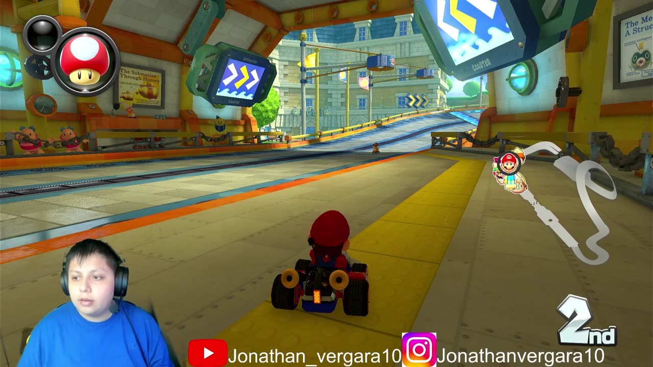 mario kart deluxe gameplay commentary