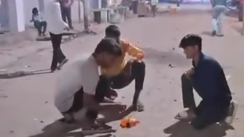 Man catches fire while filming reel with petrol and firecracker in Hapur - India