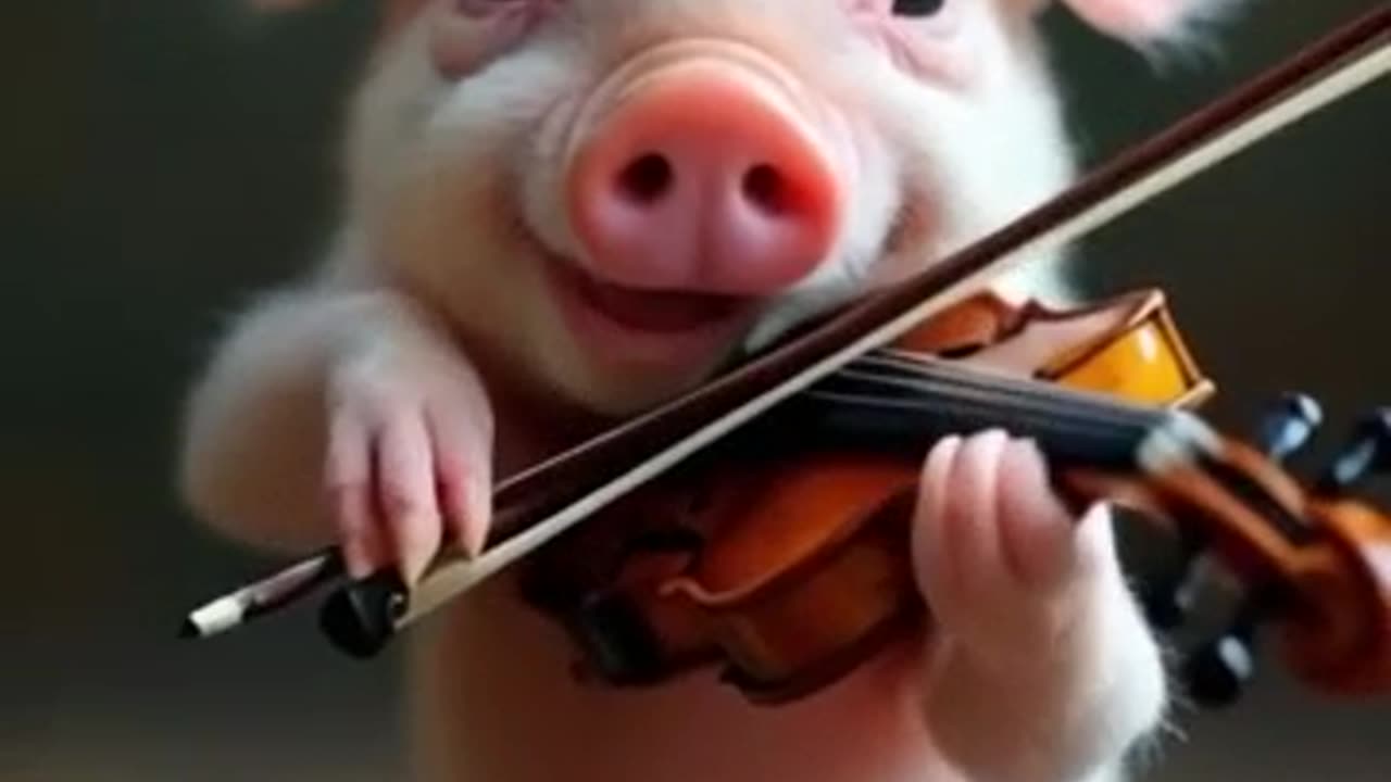 Pig Plays Violin: A Musical Marvel You Have to See!