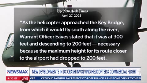 Newsmax - April 28, 2025 - DC Air Disaster and Bad NYT Report