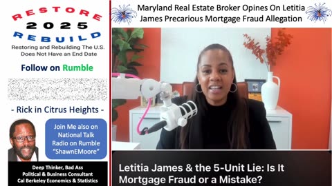 Maryland Real Estate Broker Opines on NY Attorney General Letitia James Case