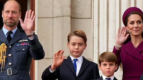 Kate Middleton stood on the balcony of Buckingham Palace looking familiar