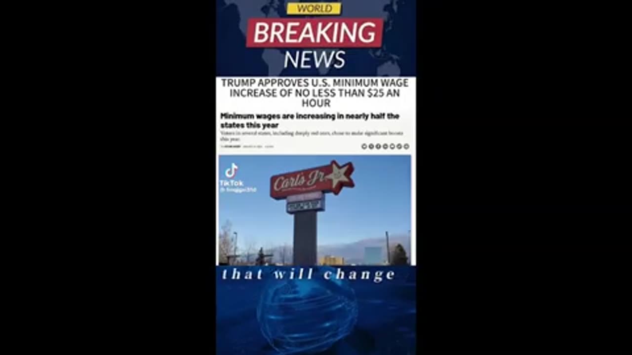 Trump EO on Minimum Wage ..