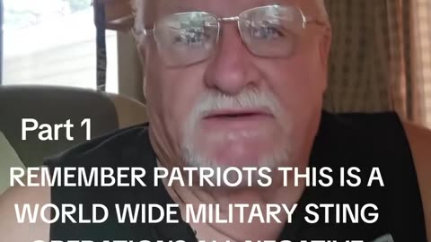 this is a world wide military sting operation!