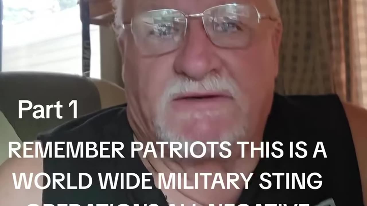 this is a world wide military sting operation!