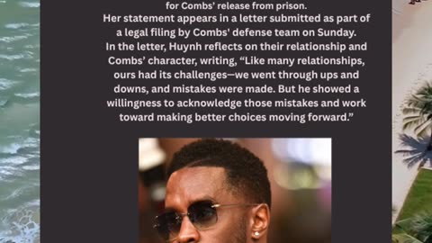 Victim 3 Speaks Out: Gina Huynh Supports Diddy’s Release from Prison #breakingnews #news #newstoday