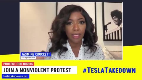 JASMINE CROCKETT: All I want for my birthday is for Elon Musk “to be taken down.”