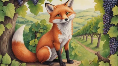 The Fox and the Grapes ✨ Bedtime Stories – Fairy Tale – Short Books Told
