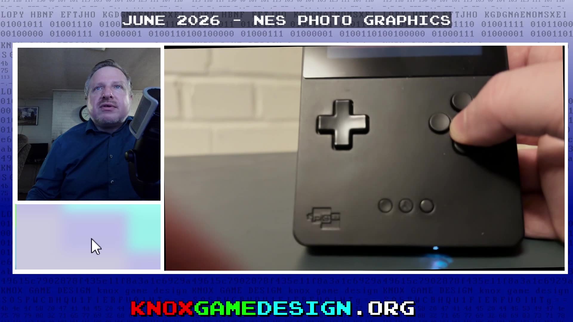 NES Photo Graphics - Knox Game Design, June 2026