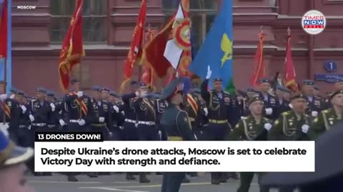 Ukrainian Drone Strike Foiled As World Leaders Arrive In Moscow for Victory Day