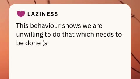 LAZINESS ❤️