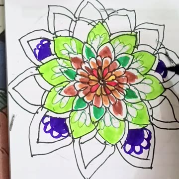 Mandala art 🎨 #madala #drawing