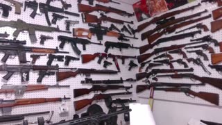 1st livestream! Working on guns!